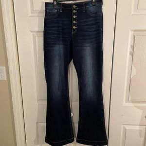 Kancan High Rise Flare Jeans